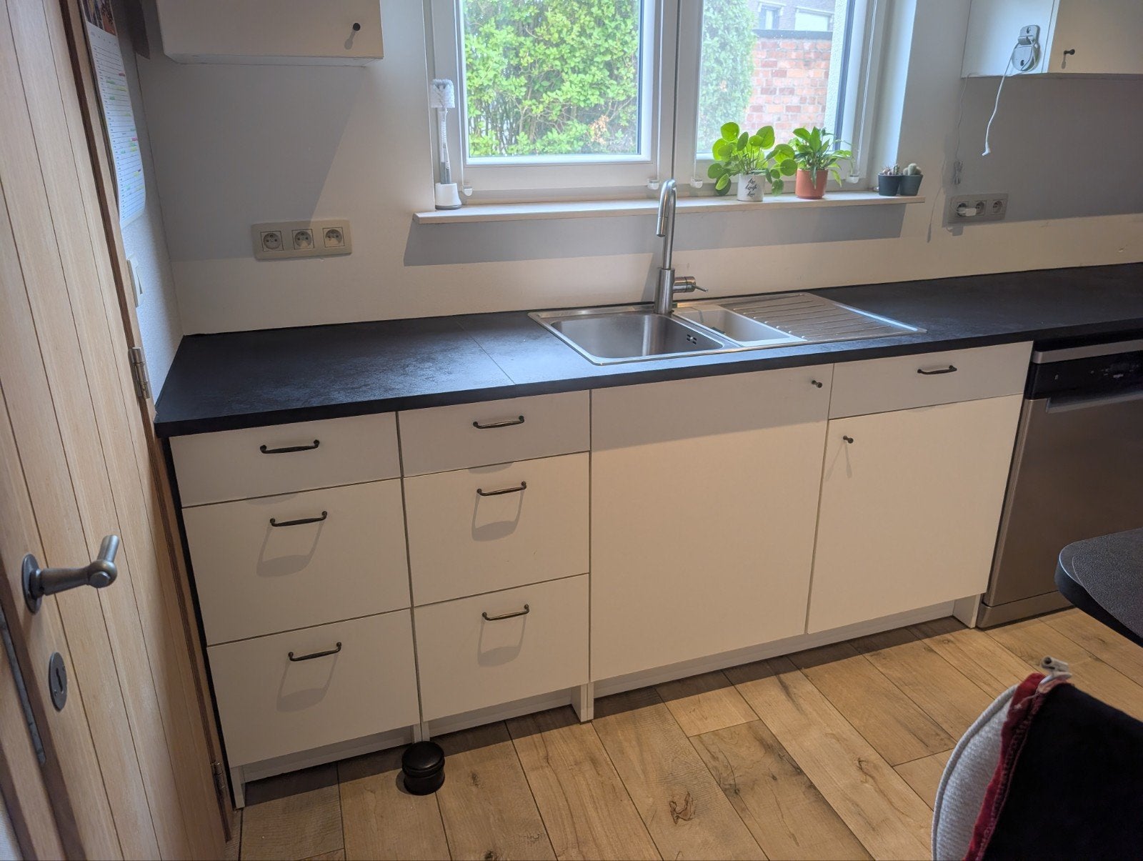 keukenwand knoxhult Ikea., Maison & Meubles, Enlèvement, Utilisé, Blanc, Cuisine à paroi simple