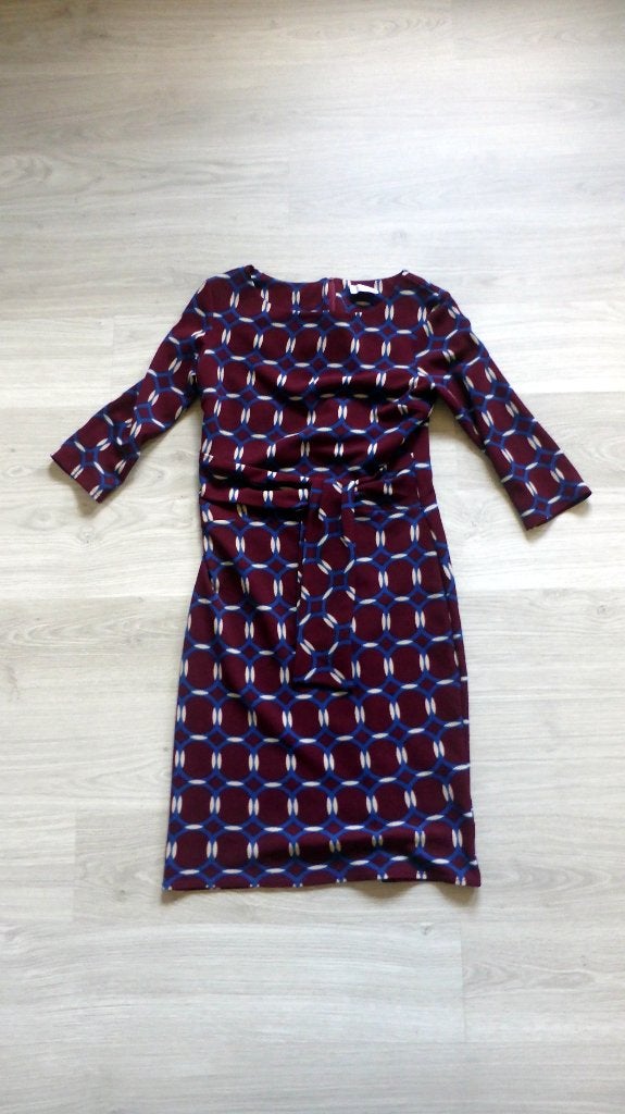Bordeaux jurk 38 City Goddess, Maat 38/40 (M), Overige kleuren, City Goddess, Ophalen of Verzenden