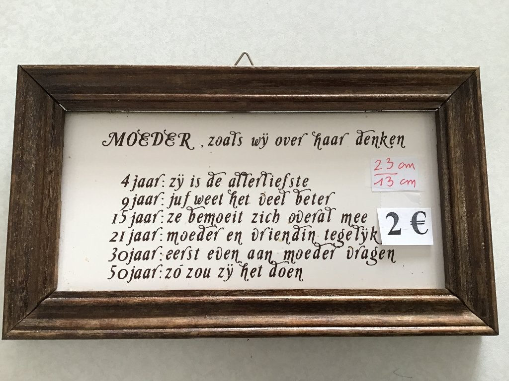 4 diverse kaders of tekstborden met spreuken, Huis en Inrichting, Woonaccessoires | Tekstborden en Spreuken, Ophalen of Verzenden