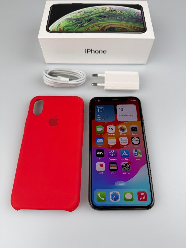 iPhone XS reconditionné, 64 Go, noir, Reconditionné, IPhone XS, Enlèvement, 64 GB