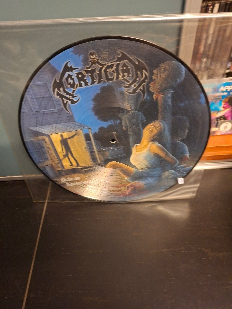 lp - mortician - chainsaw dismemberment - picture disc-bak 6, Enlèvement ou Envoi, Death metal, LP, 12 pouces