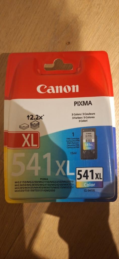 Canon CL-541 XL, Ophalen, Canon