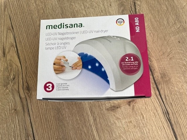 Medisana LED - UV nageldroger + gelnagellak, Elektronische apparatuur, Persoonlijke Verzorgingsapparatuur, Ophalen of Verzenden