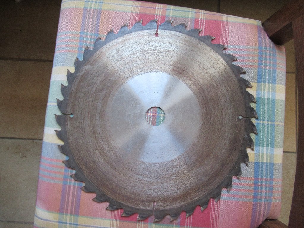 Lame de scie circulaire Ø 31 cm bon état, Bricolage & Construction, Enlèvement, Scie circulaire