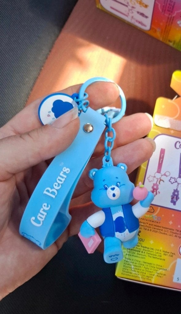Care bears sleutelhanger nieuw, Overige merken, Overige karakters, Beer, Blauw