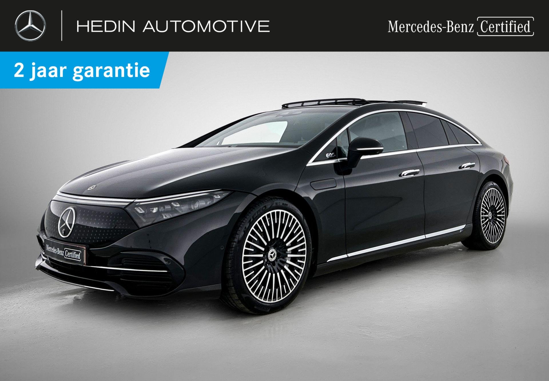 Mercedes-Benz EQS-Klasse 350 Berline Luxury Line 90 kWh | Pa, Automaat, Achterwielaandrijving, Zwart, Leder