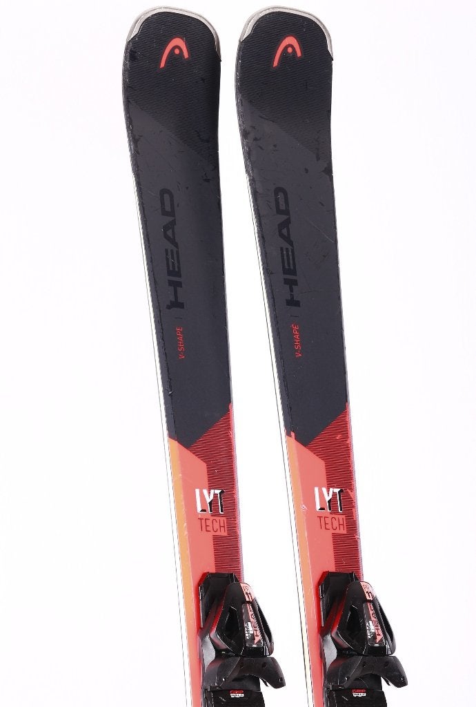 SKIS HEAD V6 163 cm en V, grip Walk + Head PR 11, 160 à 180 cm, Carving, Skis, Utilisé
