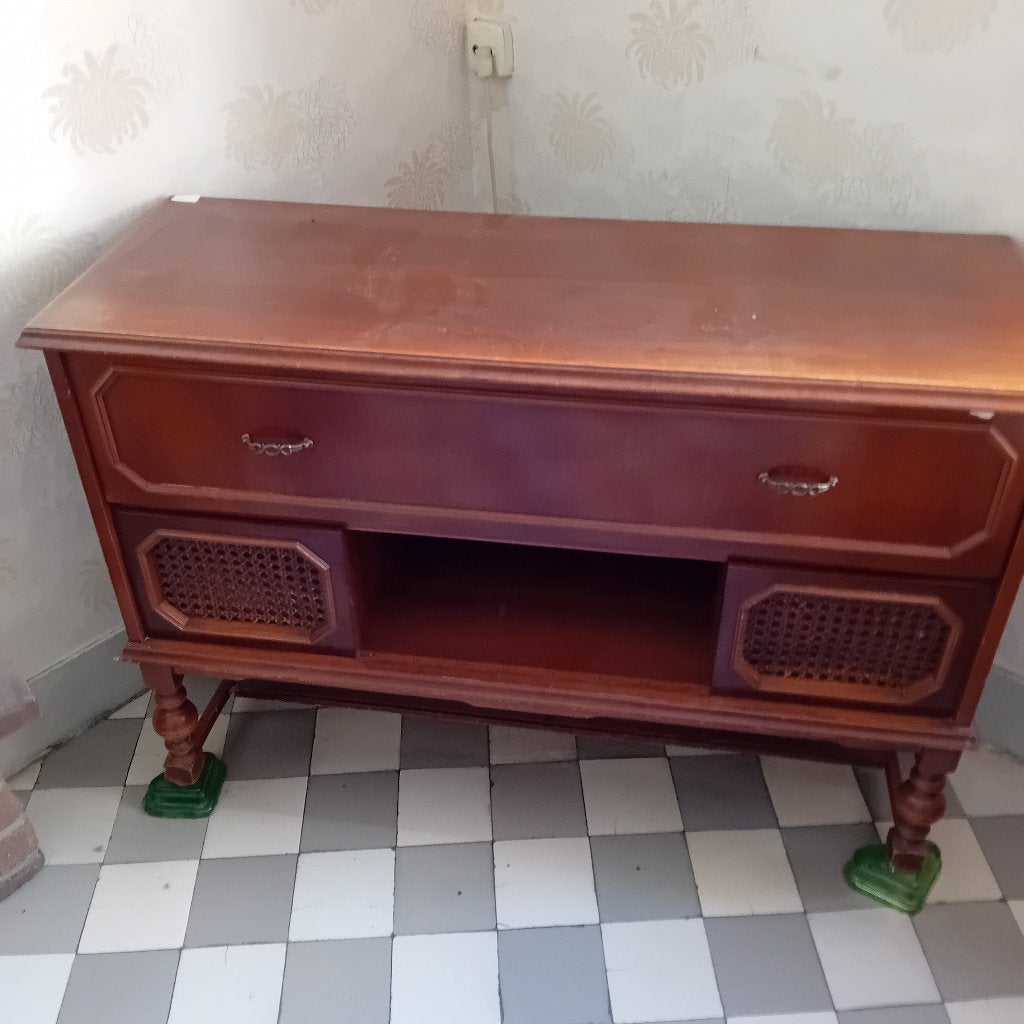 ancien meuble radio-tourne disque, Ophalen