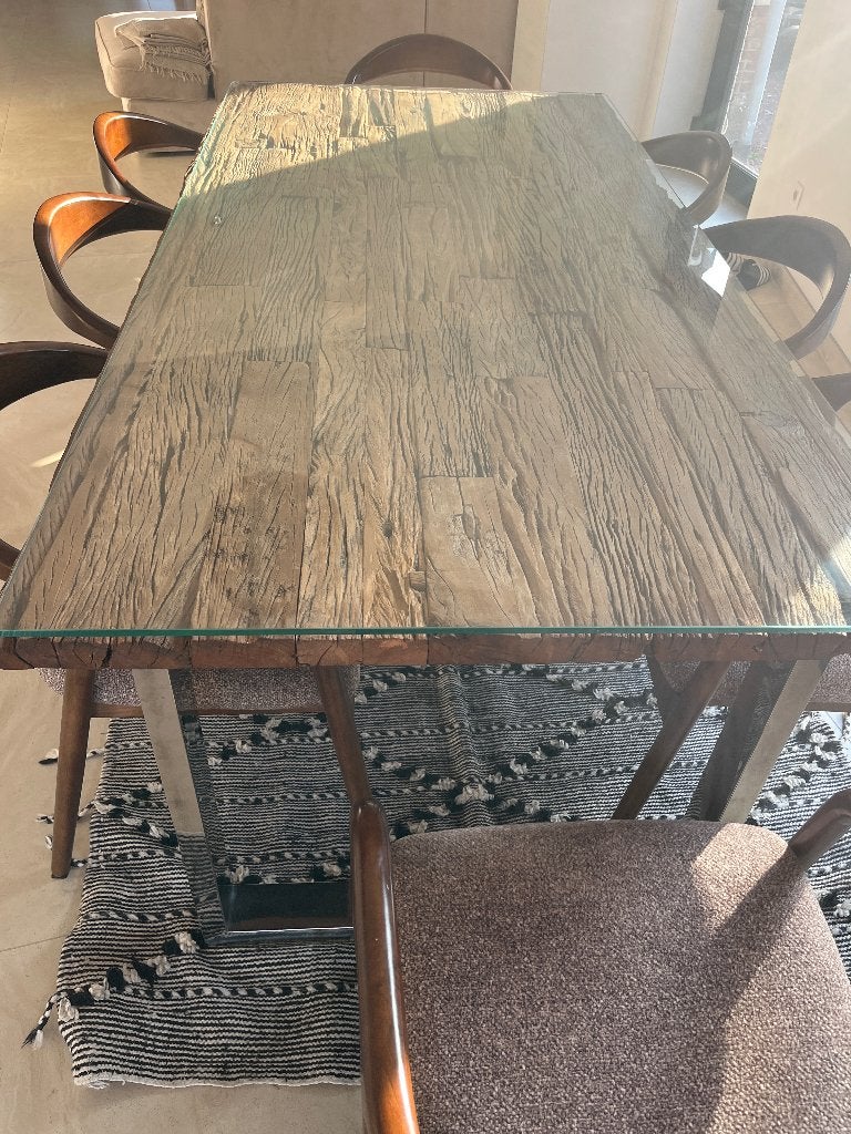 Eettafel, Huis en Inrichting, Ophalen, Gebruikt, 50 tot 100 cm, 150 tot 200 cm