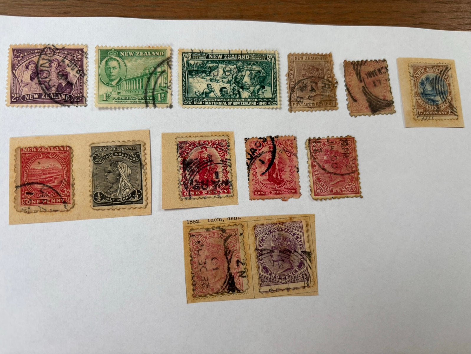 Oude postzegels Nieuw-Zeeland, Ophalen of Verzenden