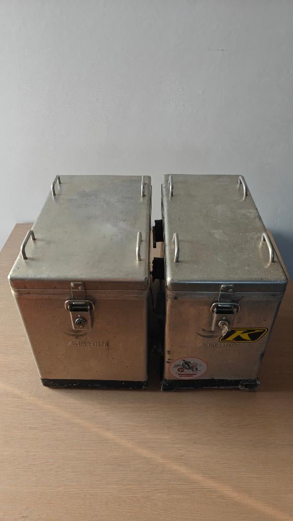 Valises latérales Touratech Zega 38/45ltr, Motos, Enlèvement, Utilisé