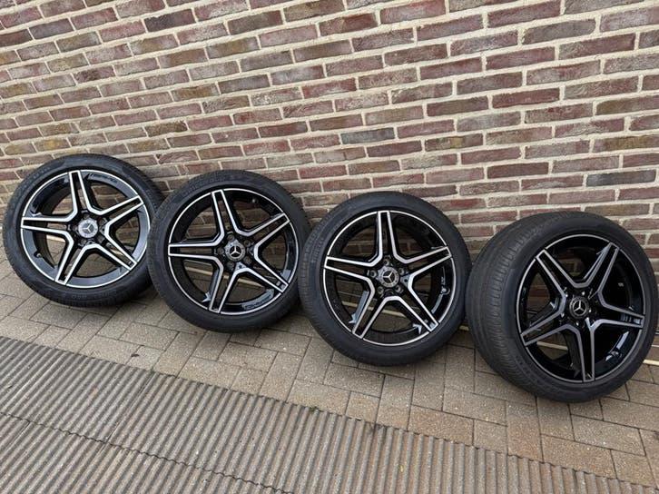 Nieuwe originele Mercedes AMG night pakket velgen, Auto-onderdelen, Banden en Velgen, Ophalen, 18 inch, Gebruikt, Velg(en)