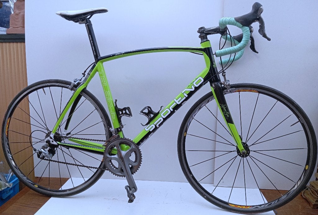 SPORTIVO SQUADRA KOERSFIETS MAAT 61 MOOIE STAAT, Fietsen en Brommers, Fietsen | Racefietsen, Ophalen, Gebruikt, Aluminium, 15 tot 20 versnellingen