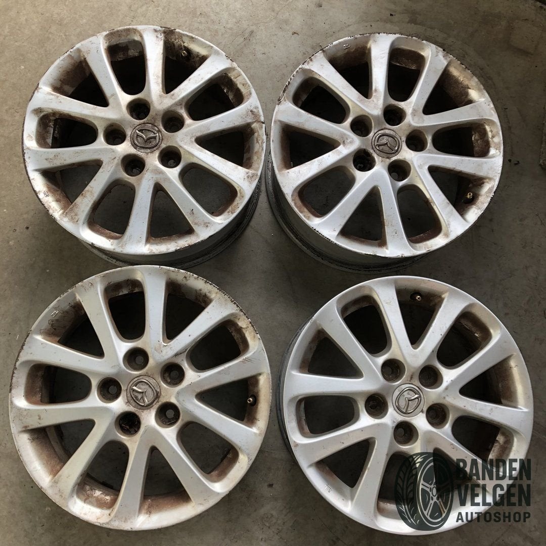 4 x Mazda LM Velgen Steek 5 x 114 ET52,5 6,5J 16 Inch NG 67,, Auto-onderdelen, Gebruikt, Velg(en), -, -