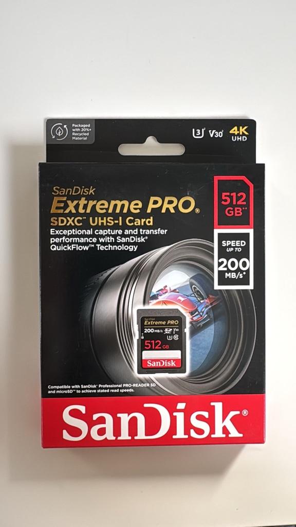 SanDisk - 512 GB, TV, Hi-fi & Vidéo, Appareils photo numériques, Neuf, Autres Marques, Enlèvement ou Envoi