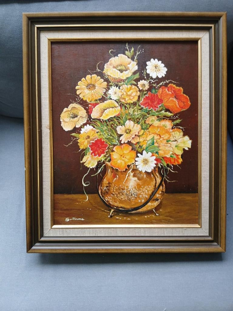 Tableau les natures mortes florale deGuillaume Serrig, Enlèvement