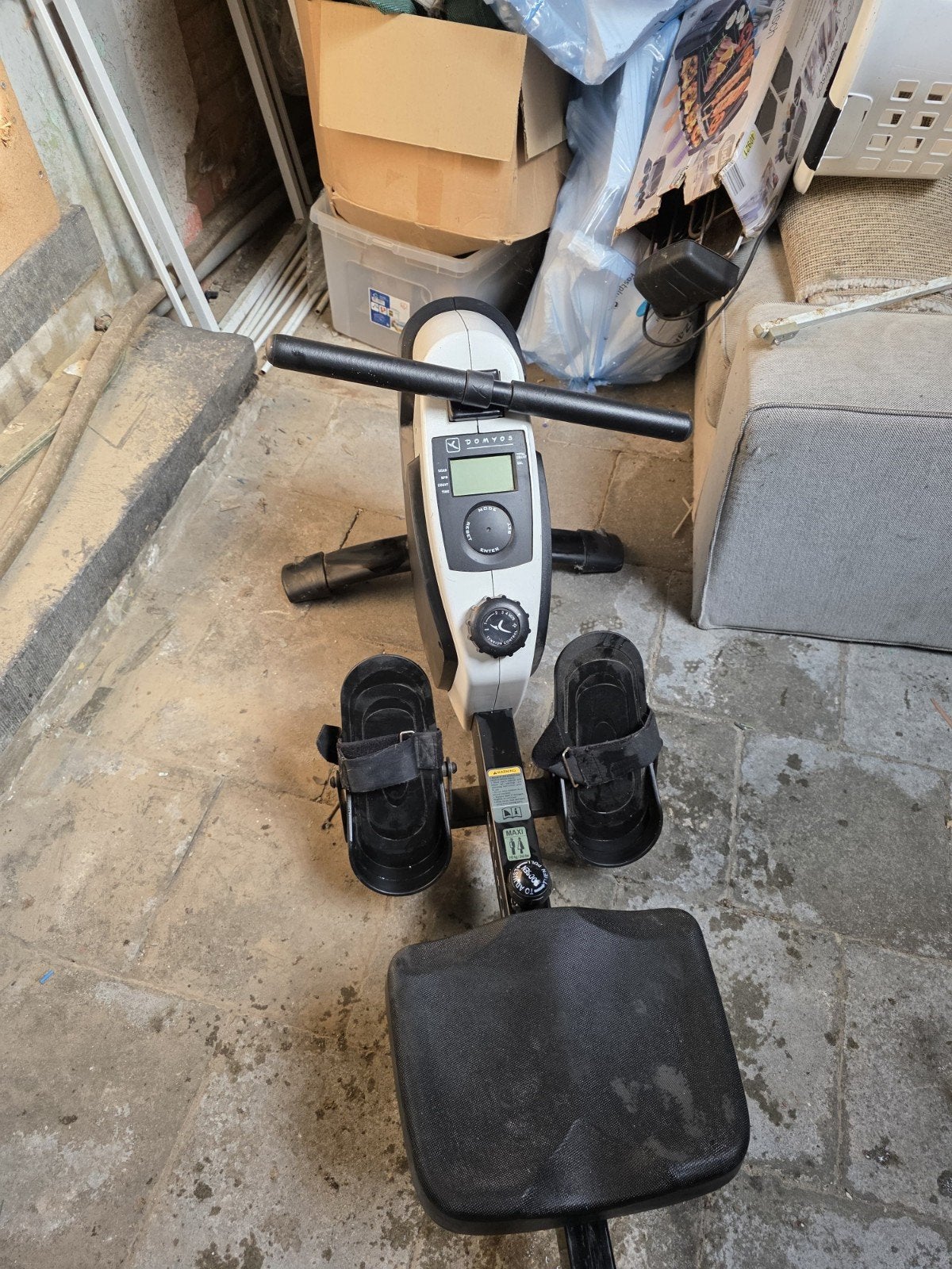 rameur Domyos, Enlèvement, Rameur