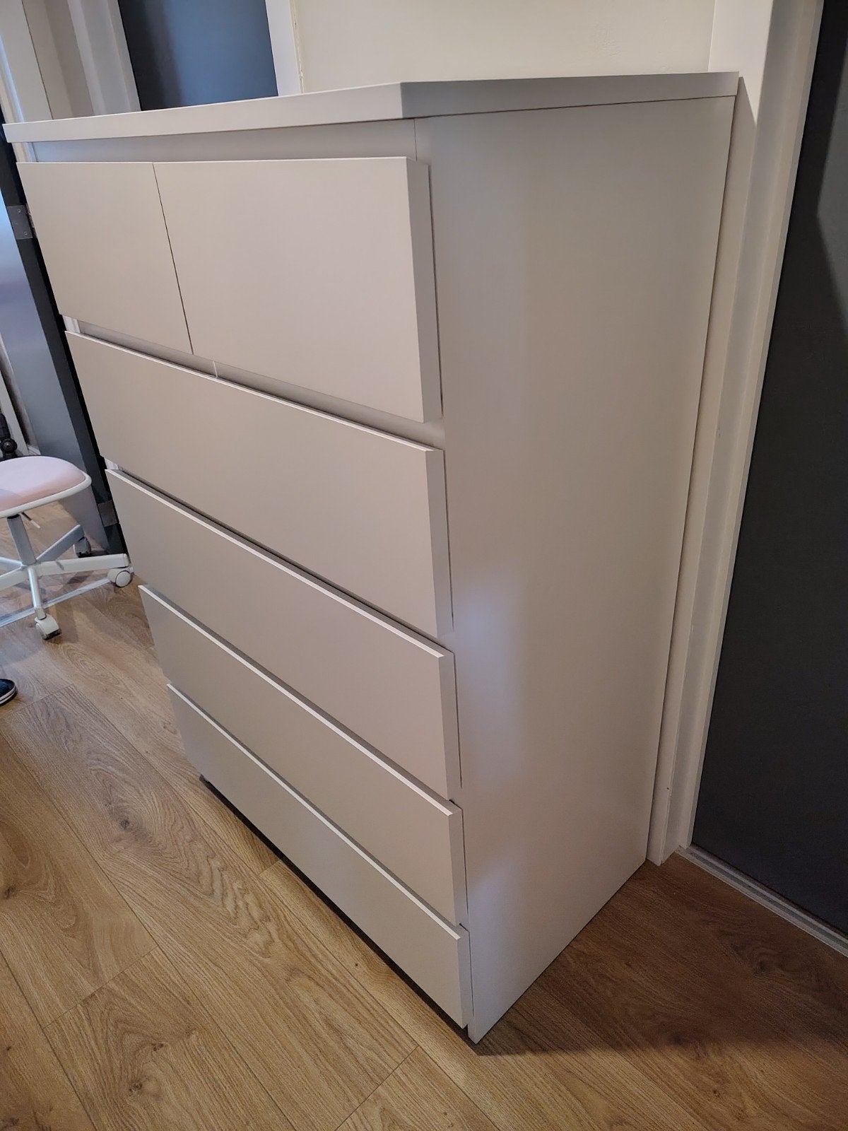 Commode Malm 6 tiroirs, Maison & Meubles, 25 à 50 cm, 5 tiroirs ou plus, Enlèvement, Utilisé
