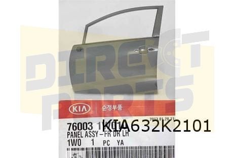 Kia Rio III/IV Voorportier Links (te spuiten) Origineel! 760, Autos : Pièces & Accessoires, Neuf, Kia, -, Porte