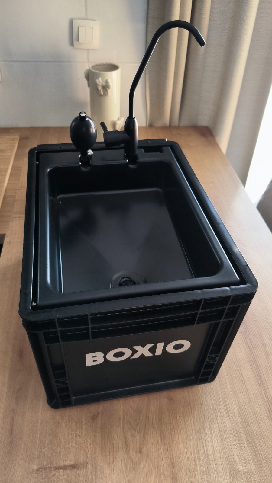 Boxio wash neuve, Enlèvement