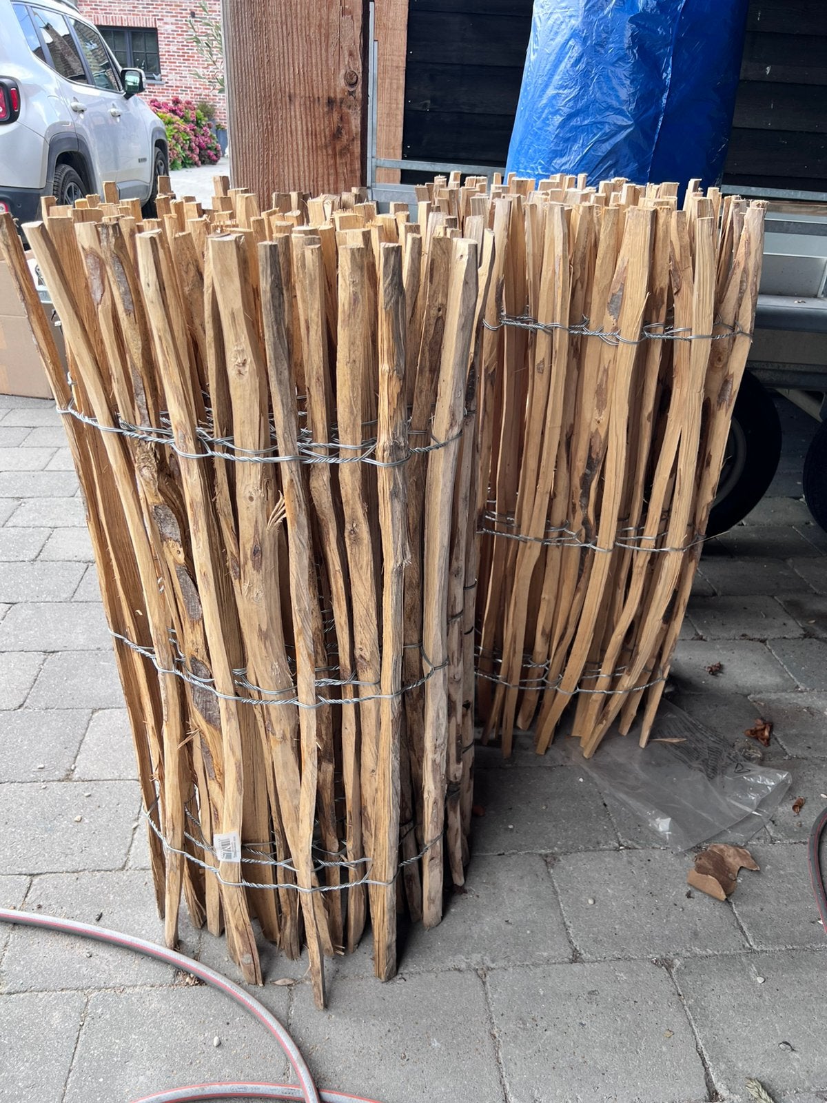 Kastanje hekwerk, Tuin en Terras, Tuinhekken en Hekwerk, Ophalen, Nieuw, Hout, Tuinhek
