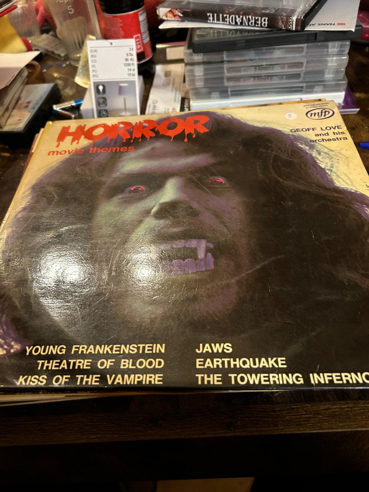Vinyle 5 euro piece, Enlèvement, Utilisé