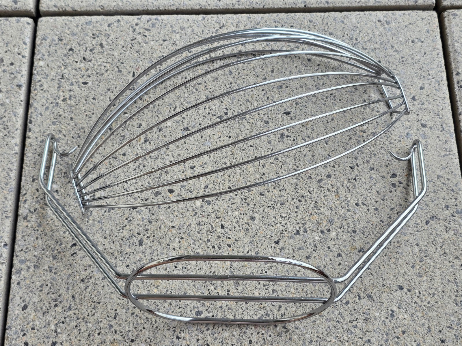 Corbeille à fruits en acier inoxydable/panier de rangement, Avec couvercle, Enlèvement ou Envoi, Comme neuf, Panier