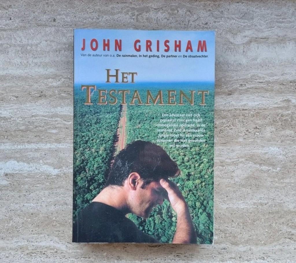 Het testament, thriller van John Grisham over advocatuur, Enlèvement ou Envoi, Utilisé, John Grisham, Amérique