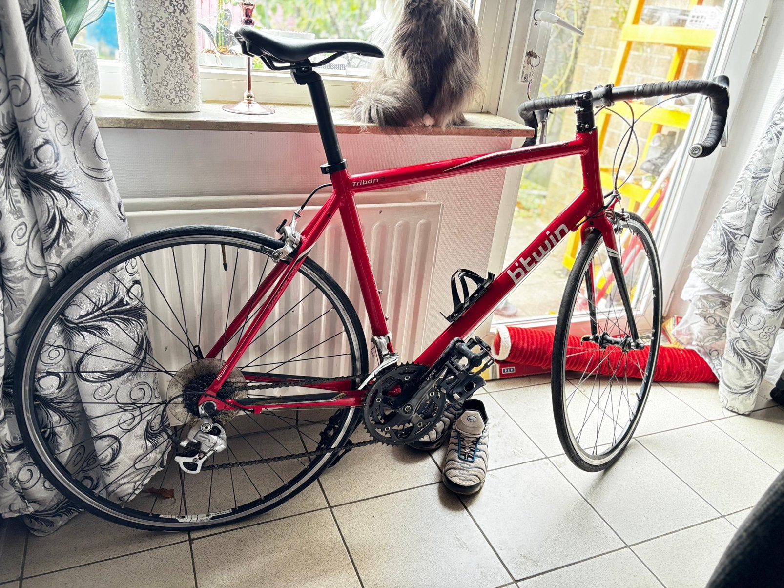 overzicht         B'Twin Triban 3 van Decathlo, Fietsen en Brommers, Ophalen of Verzenden, Zo goed als nieuw, Aluminium