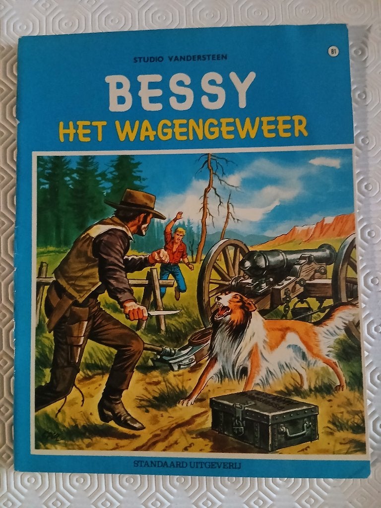 Bessy Blauwe reeks gekleurd 81 t/m 90, Plusieurs BD, Willy vandersteen, Enlèvement ou Envoi, Utilisé