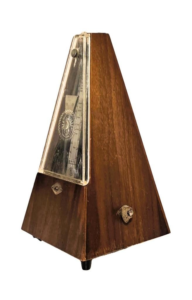 Métronome ancien dans un étui en bois., Musique & Instruments, Enlèvement ou Envoi, Comme neuf, Autres instruments