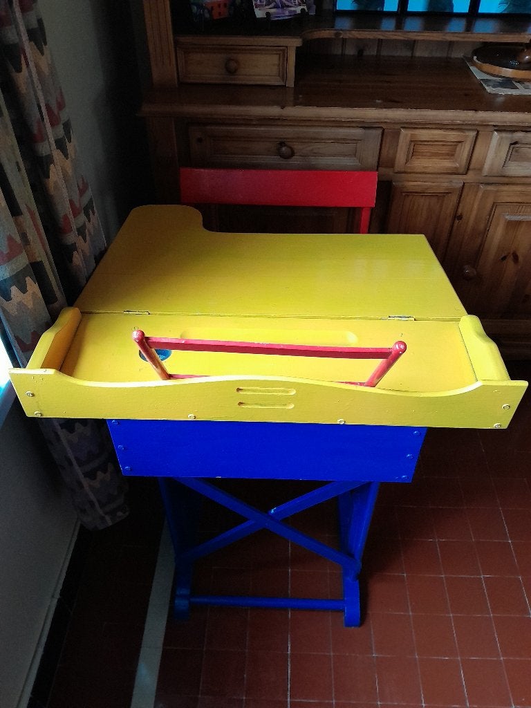 houten lessenaar, Ophalen