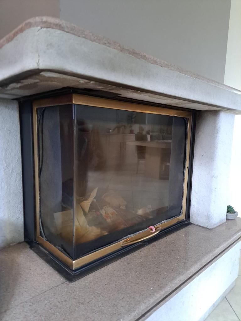 Cheminée au bois (insert), Enlèvement, Utilisé, Insert, Cheminée au bois