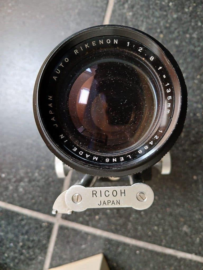 Ricoh Auto Rikenon 135mm f/2.8 + Soufflet macro, Ophalen of Verzenden, Gebruikt