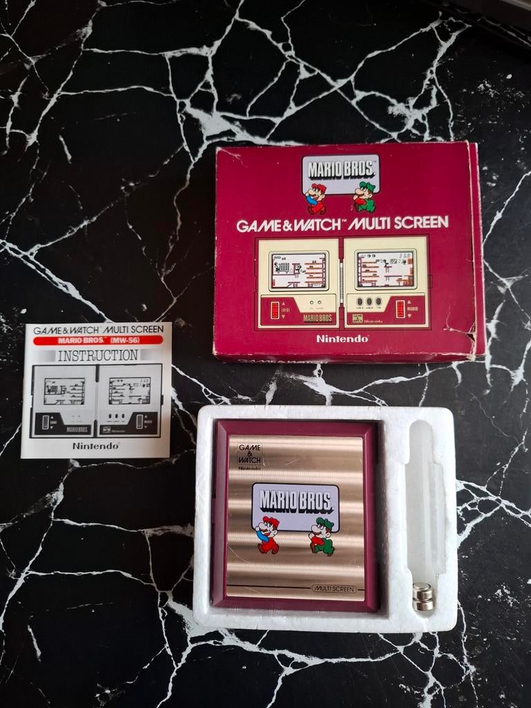 Nintendo-game en bekijk Mario Bros in een doos! Compleet, Games en Spelcomputers, Ophalen of Verzenden