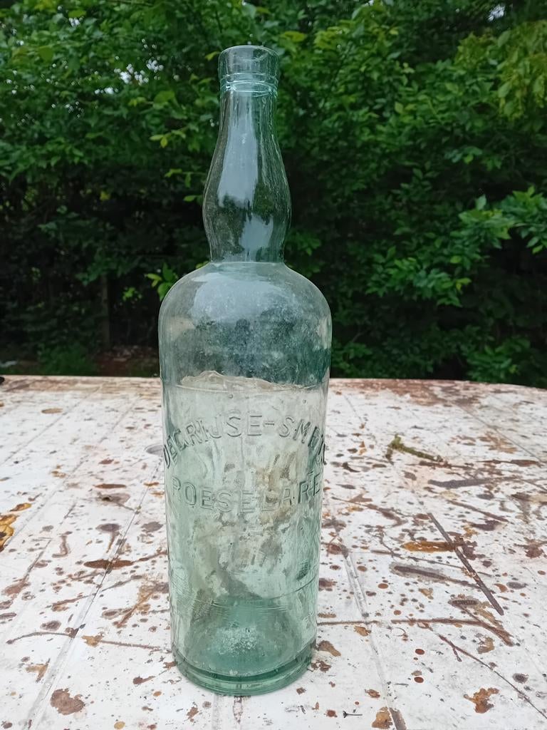 Oude vintage jeneverfles Degrijse Smets Roeselare, Ophalen of Verzenden