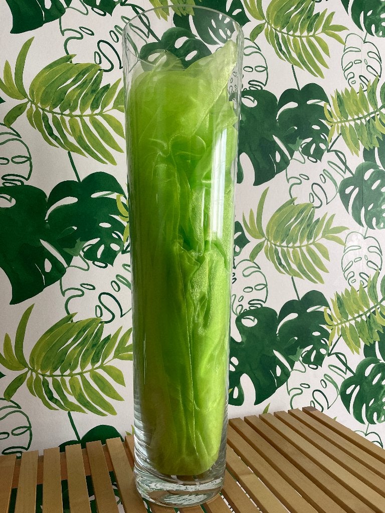 grote glazen vaas - als nieuw, Autres couleurs, Comme neuf, Verre, Enlèvement