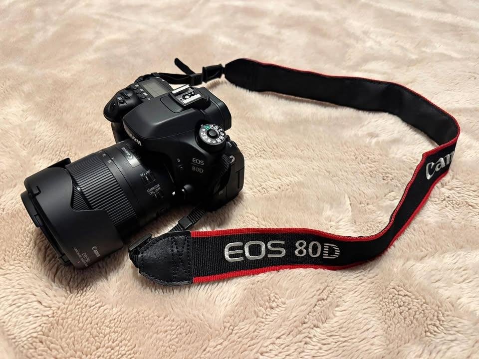 Canon EOS 80D + objectif 18-55mm IS STM, Canon, Caméra de vlog, Pare-soleil, Enlèvement