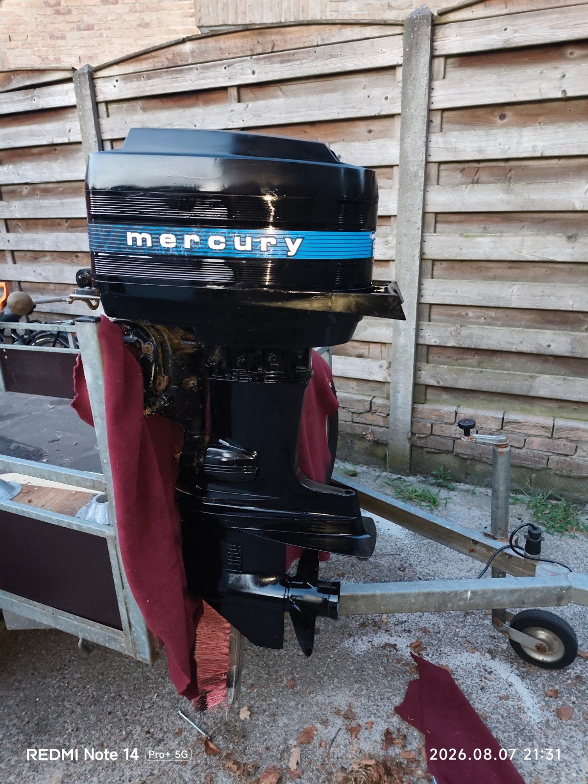 Mercury 402 40 pk  2 takt, Watersport en Boten, Ophalen of Verzenden, Elektrische start