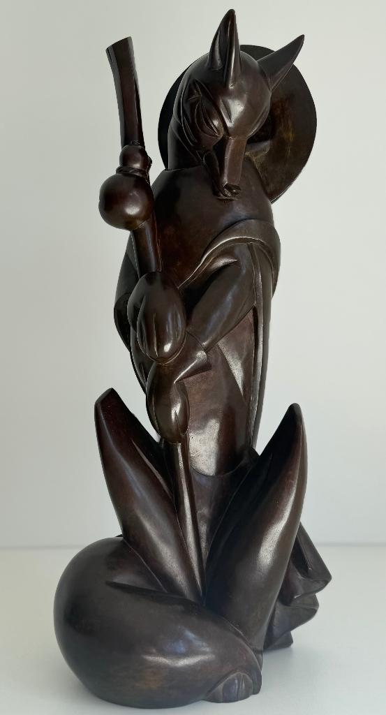 Albert Poels | bronzen sculptuur | 'Reinaert de Vos', Antiek en Kunst, Ophalen of Verzenden, Beeld