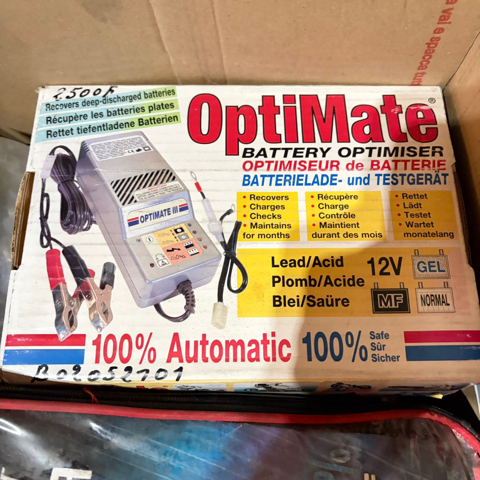 Optimate 3-oplader, Ophalen of Verzenden