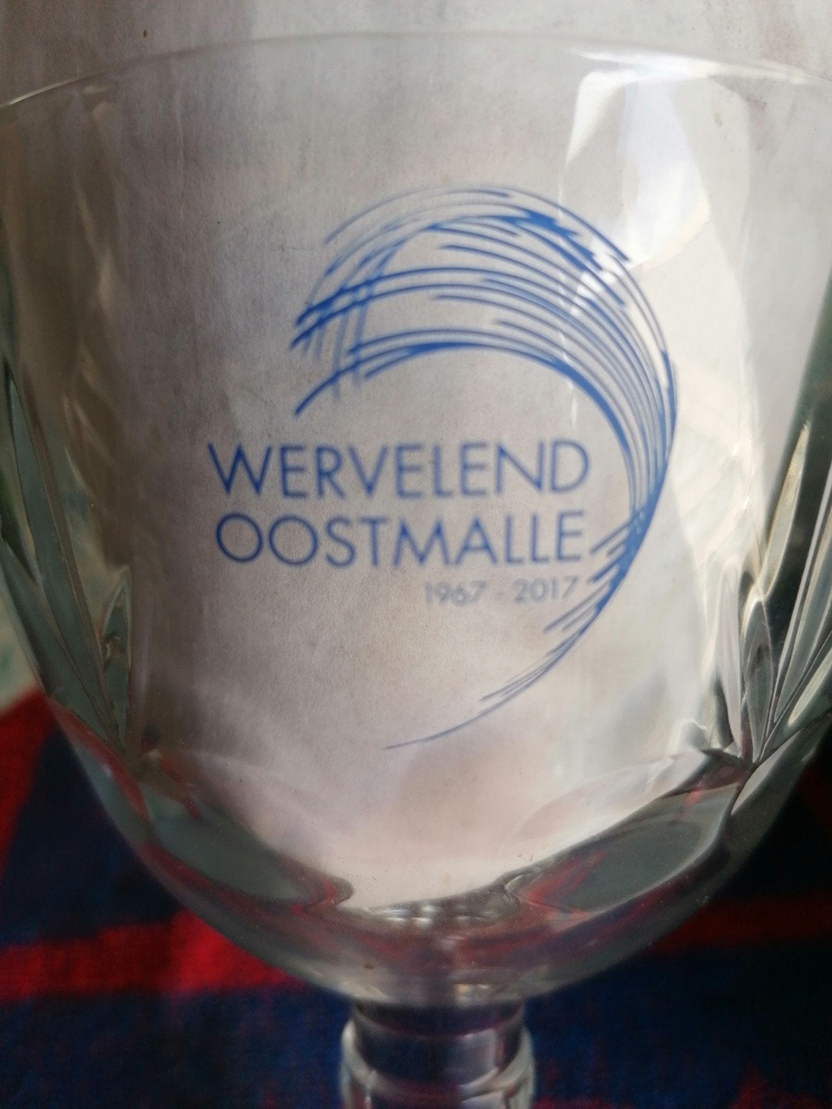 Westmalle reklameglas "Wervelend Oostmalle"., Enlèvement ou Envoi