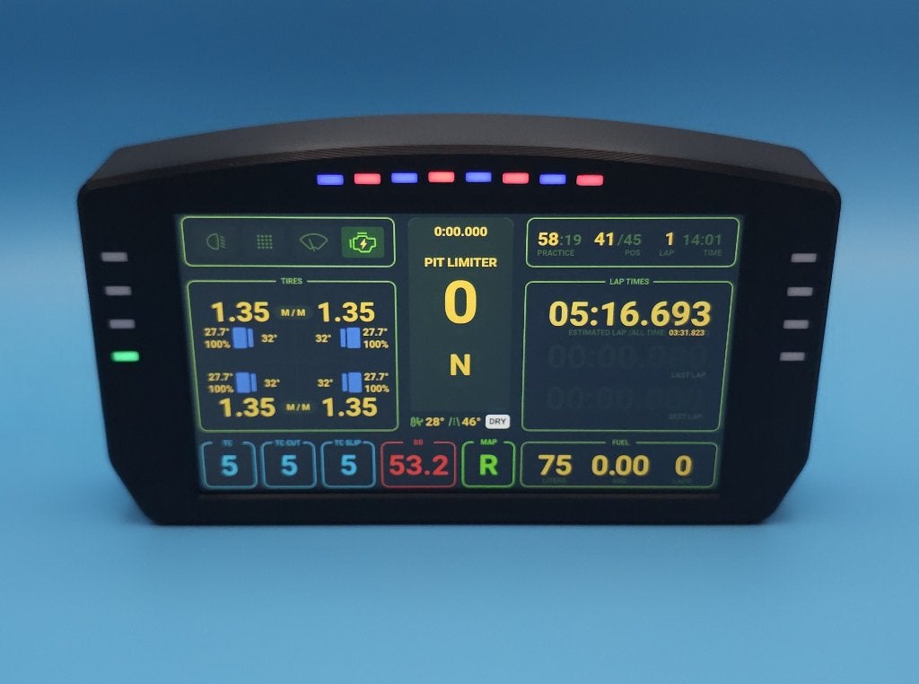 Simracing Dashboard/DDU, Computers en Software, Joysticks, Ophalen of Verzenden, Nieuw
