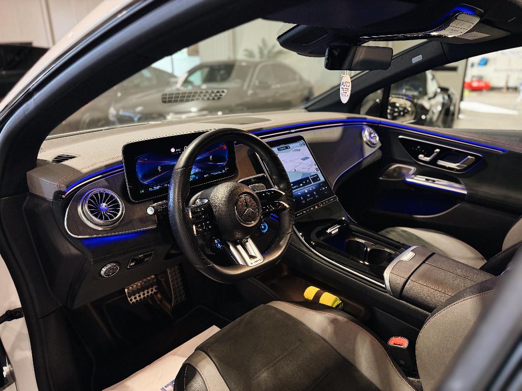 Mercedes-Benz EQE 43 AMG 4Matic Plus - Garantie, Auto's, Automaat, Wit, 350 kW, Sound system