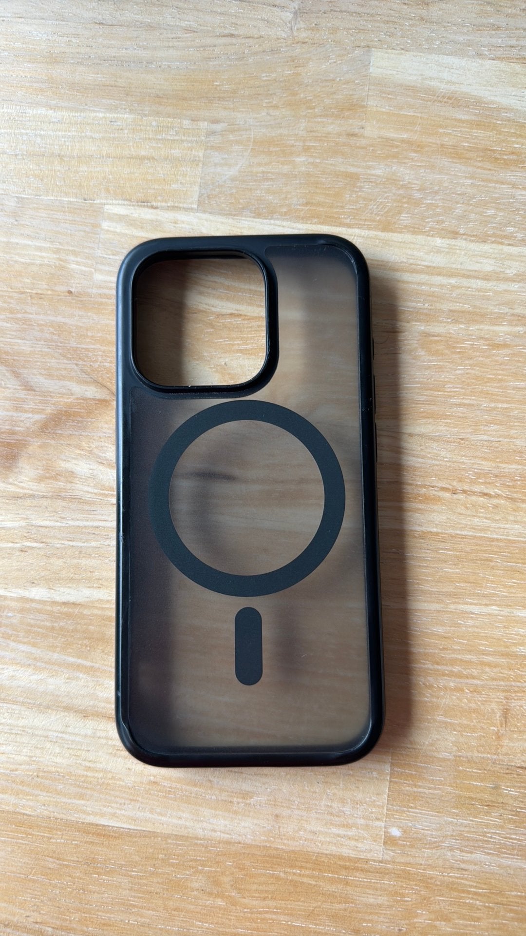 Spigen Ultra Hybrid MagFit case iPhone 15 Pro Frost Black, IPhone 15, Zwart, MagSafe, Ophalen of Verzenden