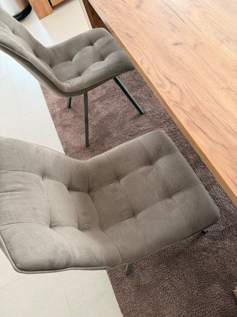 Nette eetkamerstoelen - set van 4 stuks, Ophalen, Bruin, Zo goed als nieuw, Vier