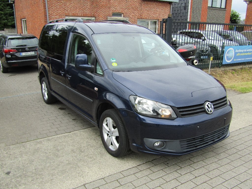 Vw Caddy Maxi 2.0 TDI 7plaats, Autos, Volkswagen, Euro 5, Achat, Entreprise, Noir