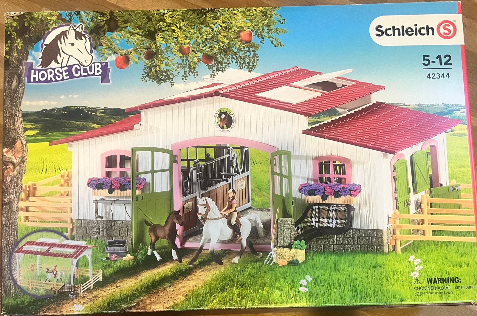 Manege met amazone en paarden 42344 HORSE CLUB - schleich, Ophalen of Verzenden, Zo goed als nieuw