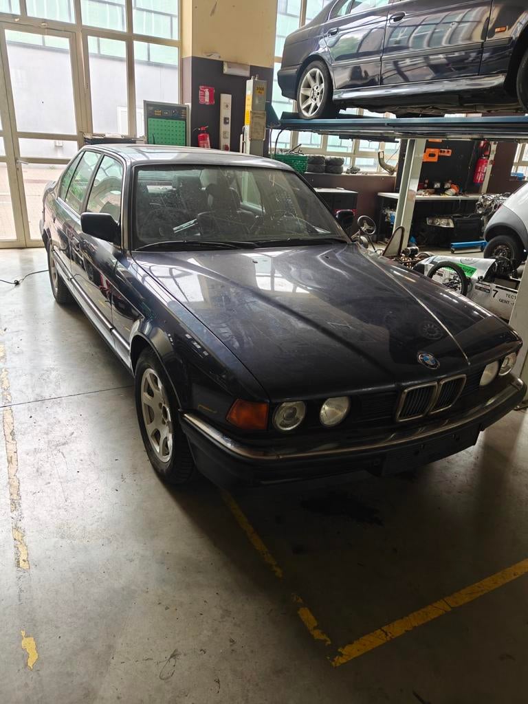 Bmw 730i E32 van 1993, Auto's, BMW, Leder, Particulier, Elektrische buitenspiegels, Te koop