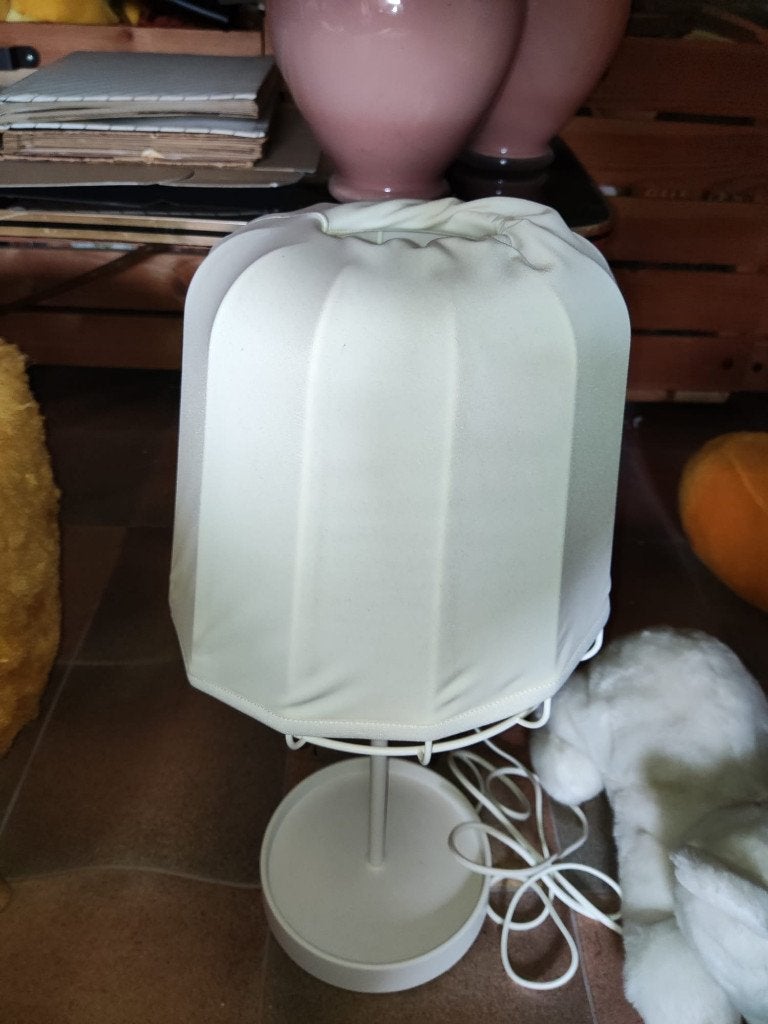 Lampe de table IKEA Varv., Maison & Meubles, Blanc, 55 cm, Comme neuf, Enlèvement